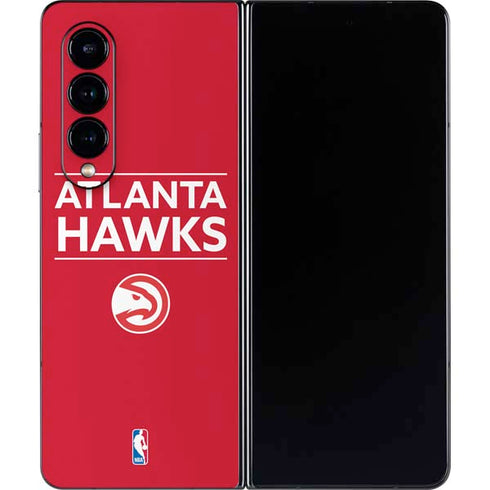 NBA Atlanta Hawks Standard - Red Galaxy Z Fold4 5G Skin