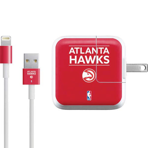 NBA Atlanta Hawks Standard - Red iPad Charger (10W USB) Skin
