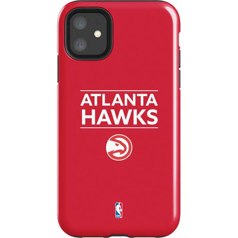 NBA Atlanta Hawks Standard - Red iPhone 11 Impact Case