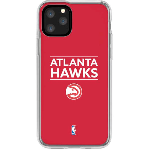 NBA Atlanta Hawks Standard - Red iPhone 11 Pro Clear Case