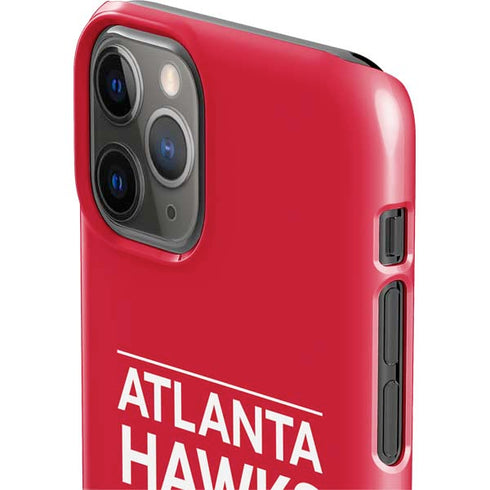 NBA Atlanta Hawks Standard - Red iPhone 11 Pro Lite Case