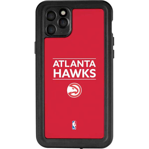 NBA Atlanta Hawks Standard - Red iPhone 11 Pro Max Waterproof Case