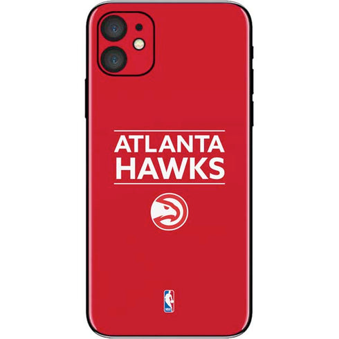NBA Atlanta Hawks Standard - Red iPhone 11 Skin