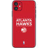 NBA Atlanta Hawks Standard - Red iPhone 11 Skin