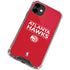 NBA Atlanta Hawks Standard - Red iPhone 12 Clear Case