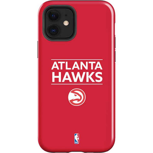 NBA Atlanta Hawks Standard - Red iPhone 12 Impact Case