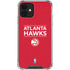 NBA Atlanta Hawks Standard - Red iPhone 12 Mini Clear Case
