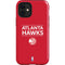 NBA Atlanta Hawks Standard - Red iPhone 12 Mini Impact Case