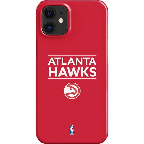 NBA Atlanta Hawks Standard - Red iPhone 12 Mini Lite Case