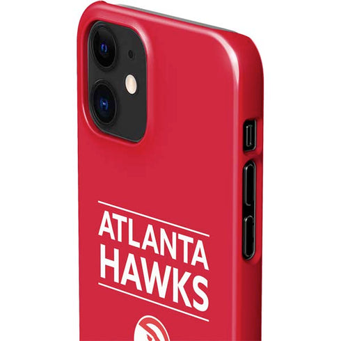 NBA Atlanta Hawks Standard - Red iPhone 12 Mini Lite Case