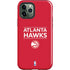 NBA Atlanta Hawks Standard - Red iPhone 12 Pro Impact Case