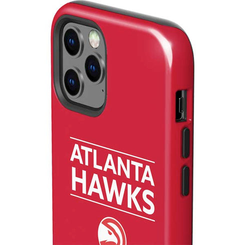 NBA Atlanta Hawks Standard - Red iPhone 12 Pro Impact Case