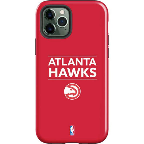 NBA Atlanta Hawks Standard - Red iPhone 12 Pro Max Impact Case