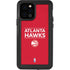 NBA Atlanta Hawks Standard - Red iPhone 12 Pro Waterproof Case