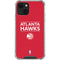 NBA Atlanta Hawks Standard - Red iPhone 13 Clear Case