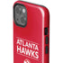 NBA Atlanta Hawks Standard - Red iPhone 13 Impact Case