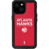 NBA Atlanta Hawks Standard - Red iPhone 13 Mini Waterproof Case