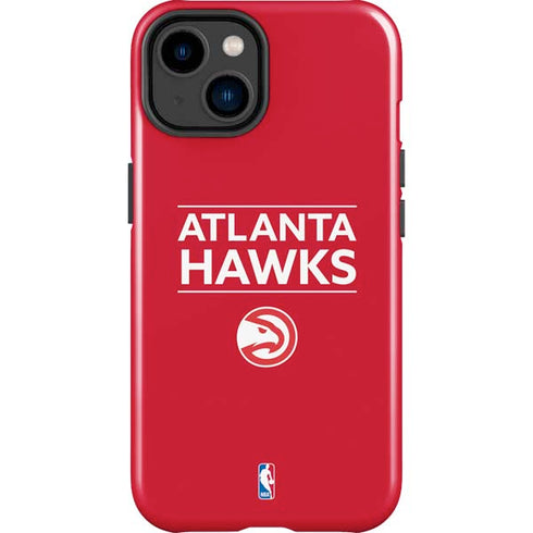 NBA Atlanta Hawks Standard - Red iPhone 14 Plus Impact Case