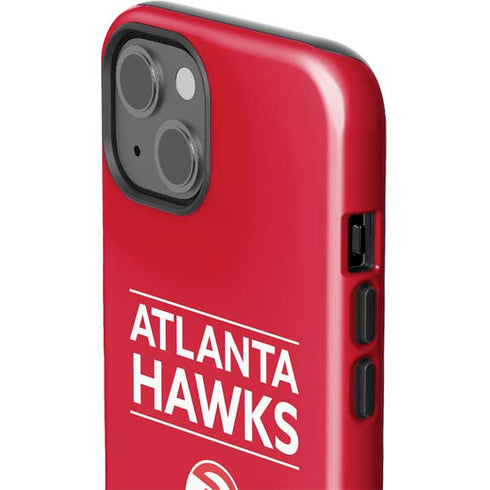 NBA Atlanta Hawks Standard - Red iPhone 14 Plus Impact Case