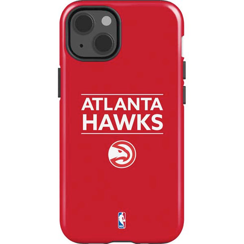 NBA Atlanta Hawks Standard - Red iPhone 14 Impact Case