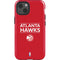 NBA Atlanta Hawks Standard - Red iPhone 14 Impact Case