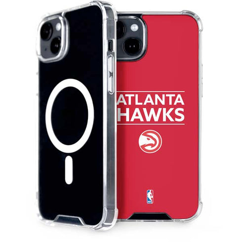 NBA Atlanta Hawks Standard - Red iPhone 15 Plus MagSafe Case