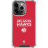 NBA Atlanta Hawks Standard - Red iPhone 14 Pro Clear Case
