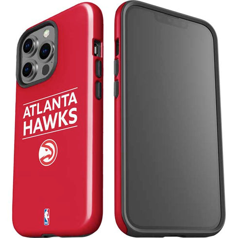 NBA Atlanta Hawks Standard - Red iPhone 15 Pro Impact Case