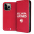 NBA Atlanta Hawks Standard - Red iPhone 14 Pro Max Folio Case