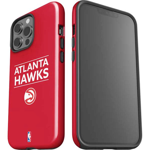 NBA Atlanta Hawks Standard - Red iPhone 15 Pro Max Impact Case