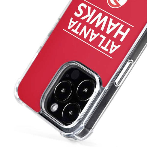 NBA Atlanta Hawks Standard - Red iPhone 15 Pro Max MagSafe Case