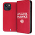 NBA Atlanta Hawks Standard - Red iPhone 15 Plus Folio Case