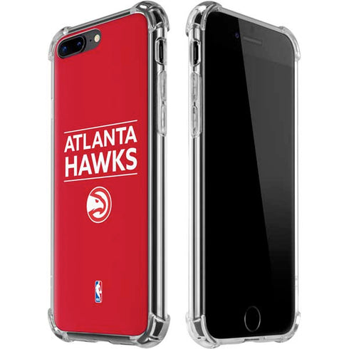 NBA Atlanta Hawks Standard - Red iPhone 7/8 Plus Clear Case