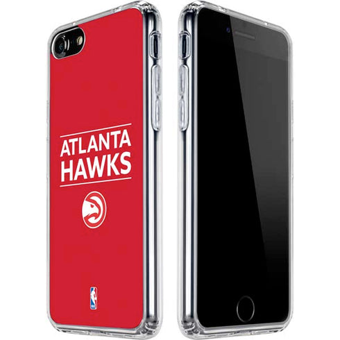NBA Atlanta Hawks Standard - Red iPhone SE (2nd & 3rd Gen) Clear Case