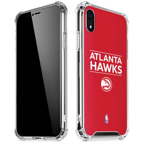 NBA Atlanta Hawks Standard - Red iPhone XR Clear Case