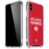 NBA Atlanta Hawks Standard - Red iPhone XS Max Clear Case