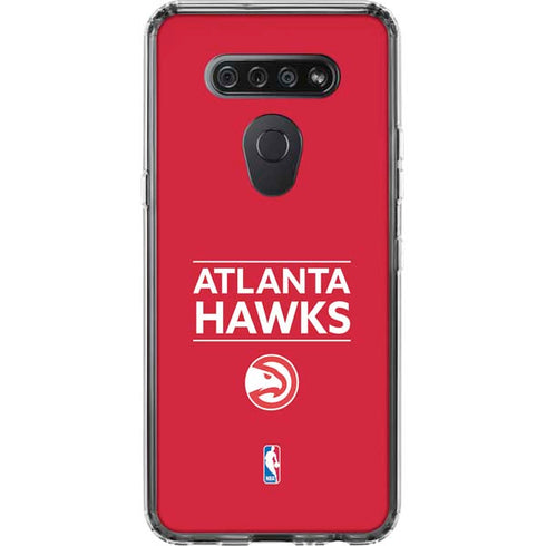 NBA Atlanta Hawks Standard - Red LG K51/Q51 Clear Case