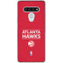 NBA Atlanta Hawks Standard - Red LG Stylo 6 Clear Case
