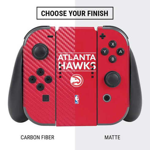NBA Atlanta Hawks Standard - Red Nintendo Switch Bundle Skin
