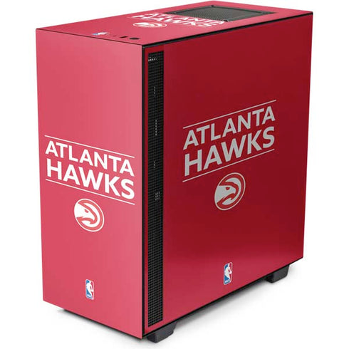 NBA Atlanta Hawks Standard - Red NZXT H510 Compact ATX Mid-Tower Case Skin