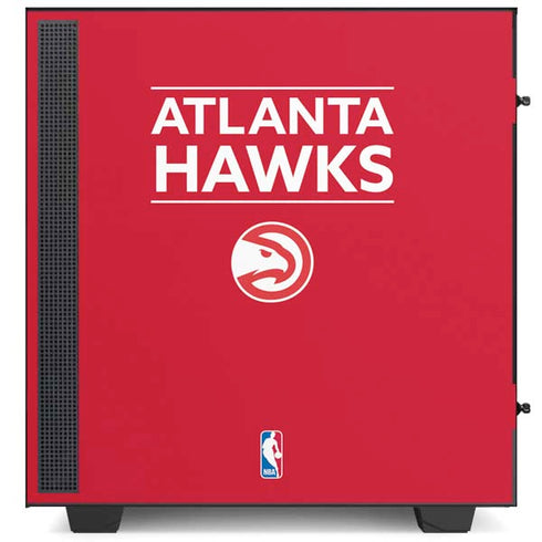 NBA Atlanta Hawks Standard - Red NZXT H510 Compact ATX Mid-Tower Case Skin