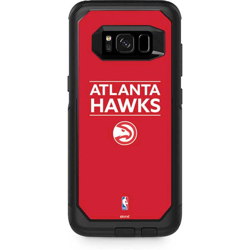 NBA Atlanta Hawks Standard - Red Otterbox Commuter Galaxy Skin