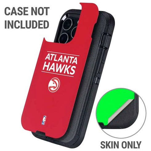 NBA Atlanta Hawks Standard - Red Otterbox Defender iPhone Skin