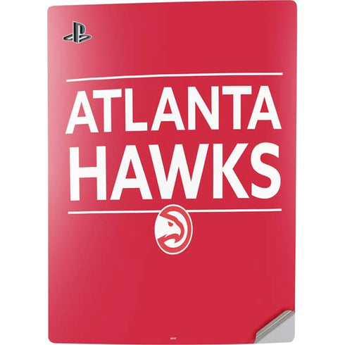 NBA Atlanta Hawks Standard - Red PS5 Digital Edition Console Skin