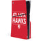 NBA Atlanta Hawks Standard - Red PS5 Slim Disk Console Skin