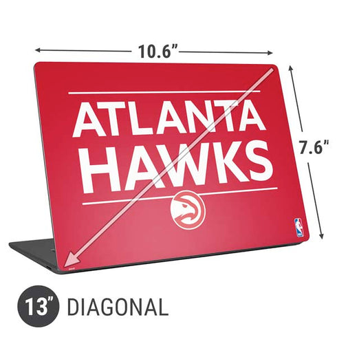 NBA Atlanta Hawks Standard - Red Universal Laptop 13in (10.6 x 7.6in) Skin