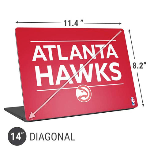 NBA Atlanta Hawks Standard - Red Universal Laptop 14in (11.4 x 8.2in) Skin