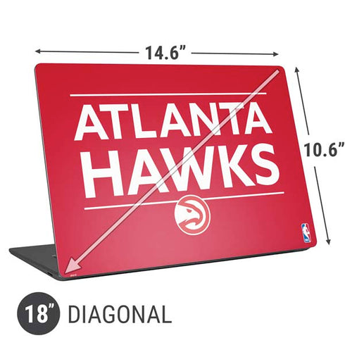 NBA Atlanta Hawks Standard - Red Universal Laptop 18in (14.6 x 10.6in) Skin