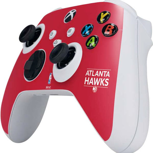 NBA Atlanta Hawks Standard - Red Xbox Series S Controller Skin