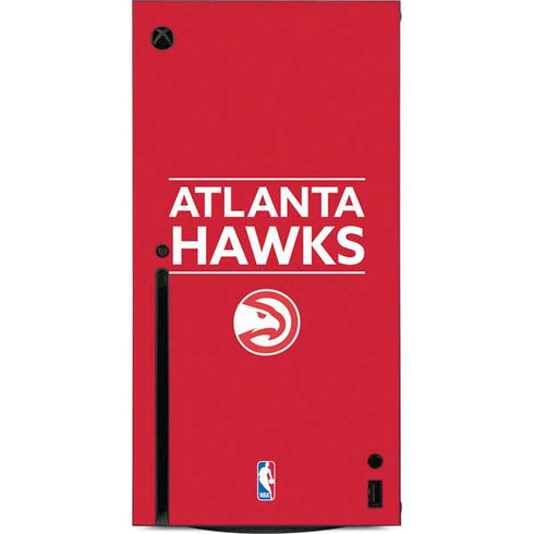 NBA Atlanta Hawks Standard - Red Xbox Series X Console Skin